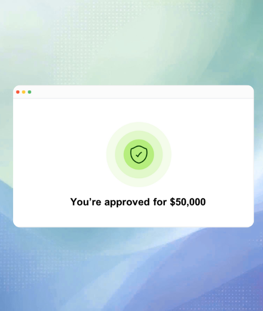 Approval notification interface